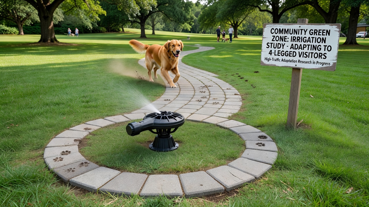 Investigating How Irrigation Systems Adapt to High Traffic from Four-Legged Visitors in Community Green Zones
